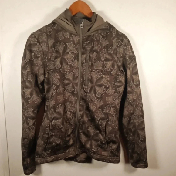 THE North Face jacket full zip Brown paisley women's small - Picture 2 of 5